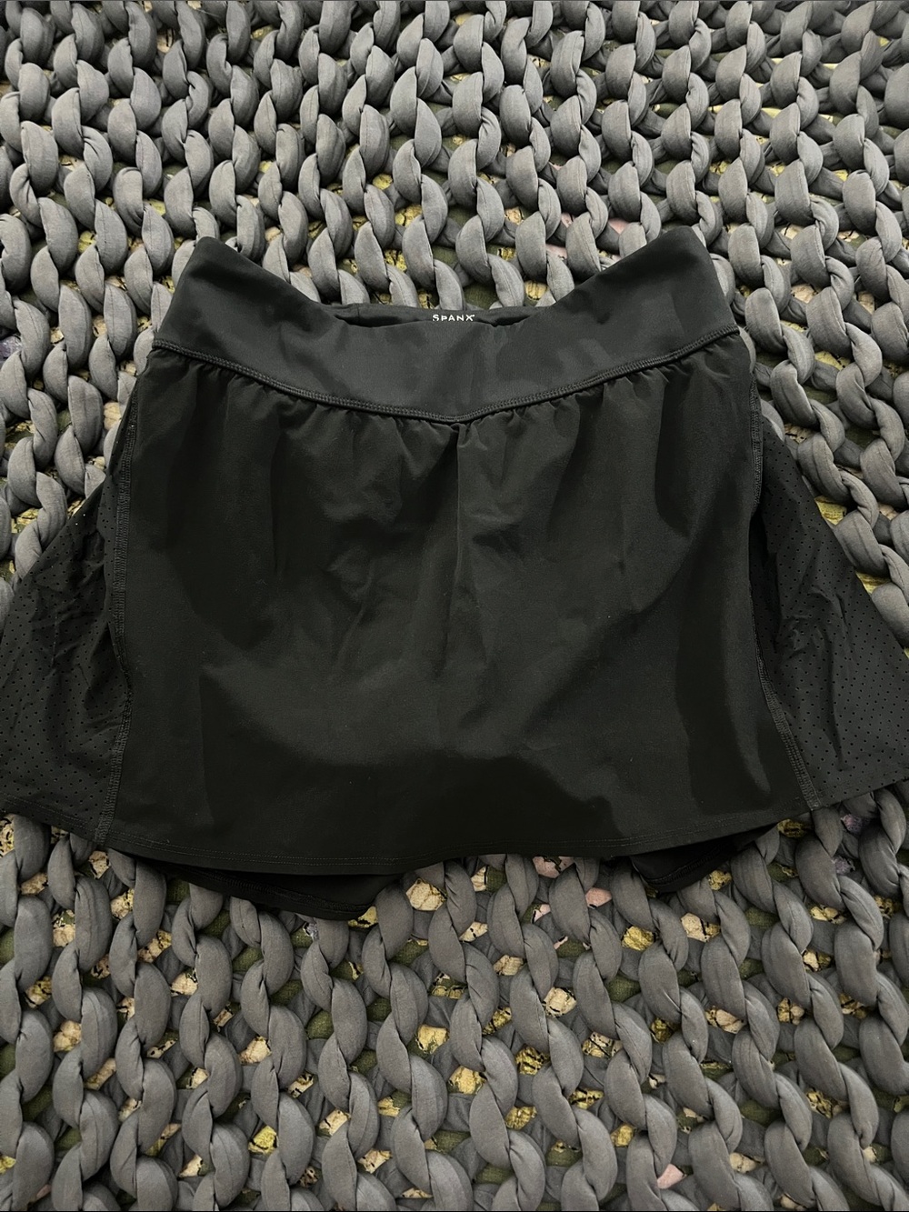 SPANX Black Get Moving Skort